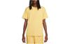 T Shirts Men's Yellow Crew Neck Moderate Straight Fit DZ2887-725