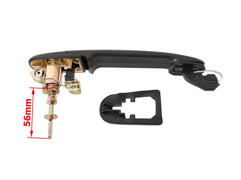 VW Polo III 94-99 H/B Front Outer Door Handle With Keys, Left