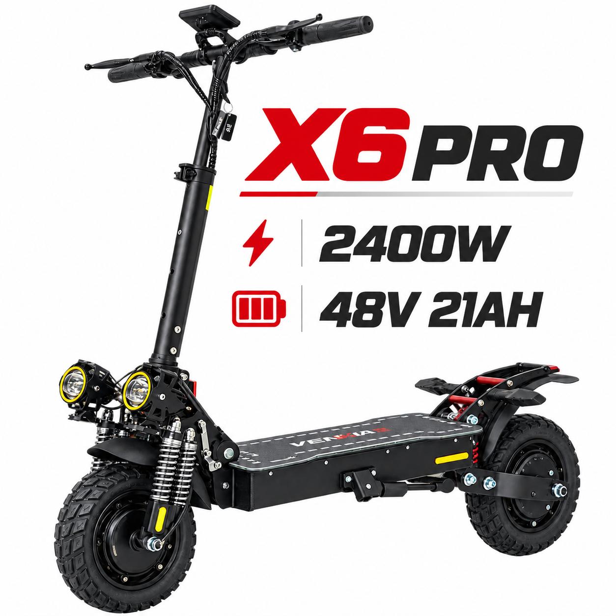 EMANBA X6 PRO Elektriskais skrejritenis -