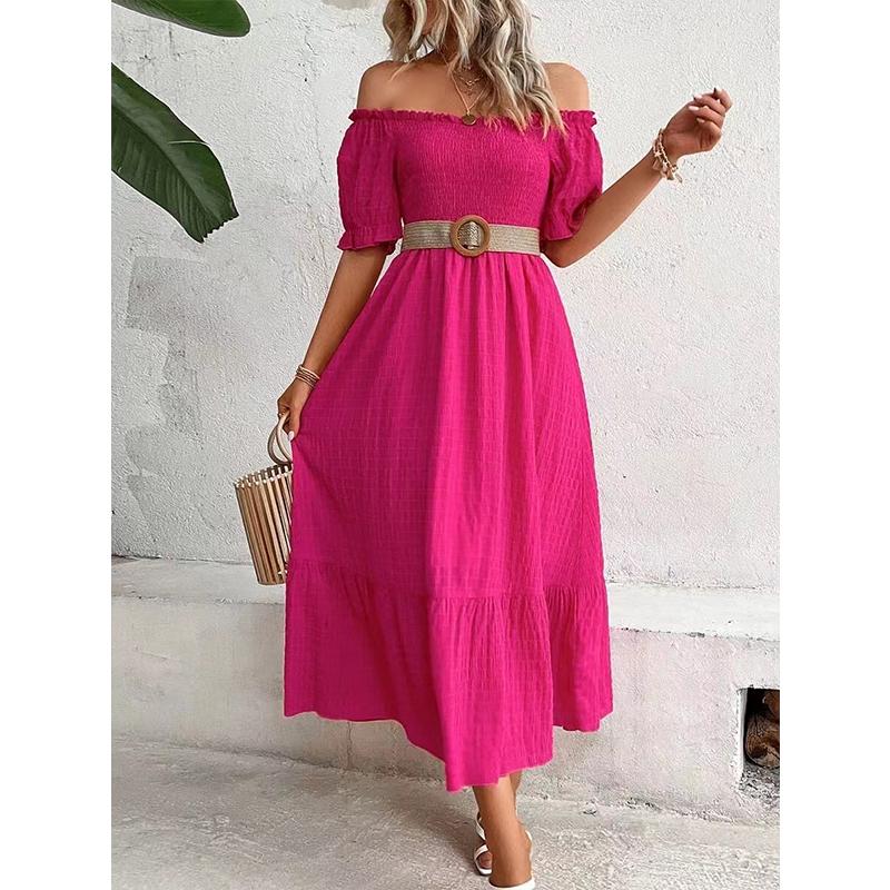 Neues Neckholder Slim Fit Mode Strandurlaub Freizeitkleid