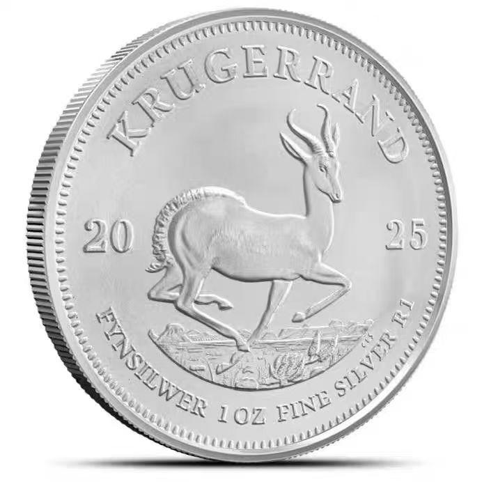 Kruger coin, deer, silver plated, South African commemorative medal, commemorative coin, 2022-2026