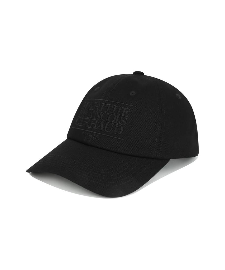 Malittepeulangsowajeobeo Classic Logo Covered Cap Black Black