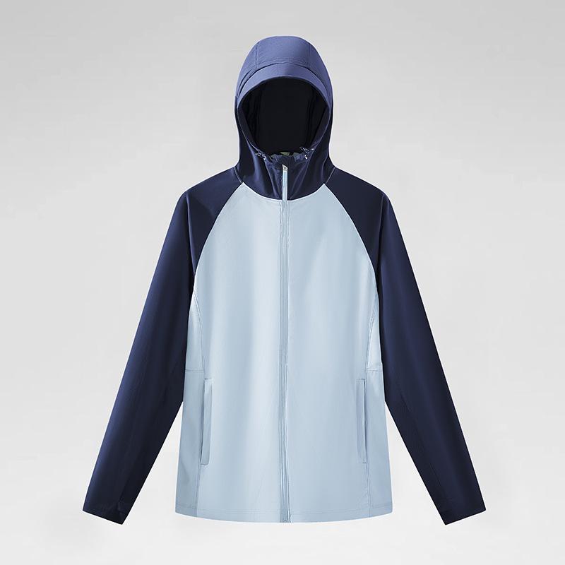 

Дышащая солнцезащитная куртка из ледяного шелка с защитой от УФ-лучей для женщин и мужчин - Легкая одежда для защиты от солнца для активного отдыха. 4X-Large