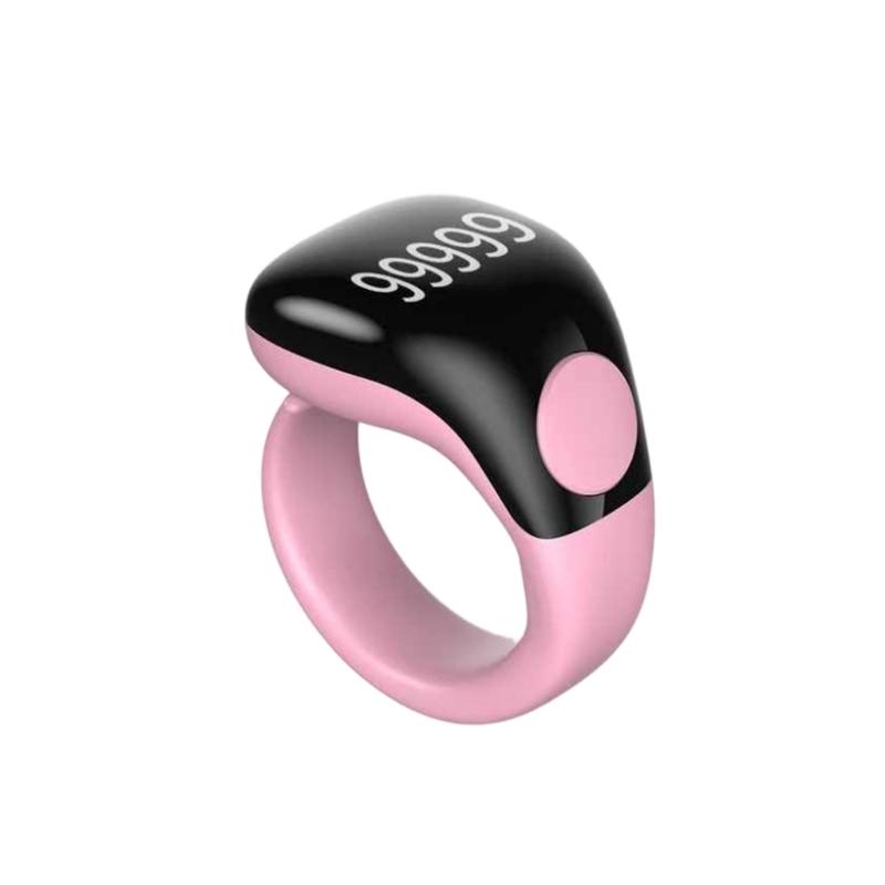 Adjustable Digital Counting Rings With Rechargeable Battery For Daily Use Digital Zikr Counter LED Display 99999 Count