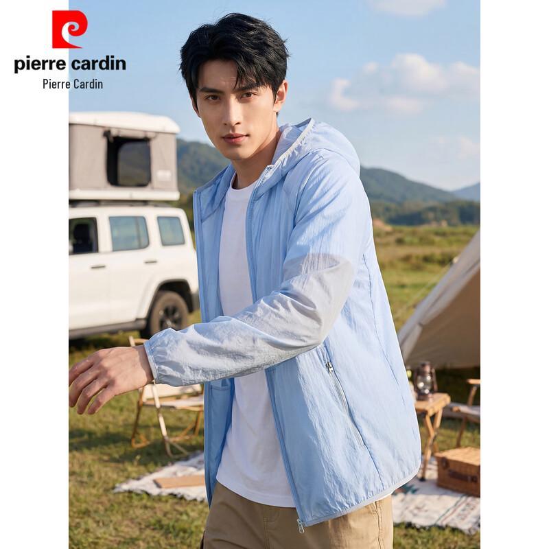 Pierre Cardin Men's UPF 50+ Hooded Sun Protection Jacket