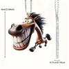 Decorative Horse Pendant Horse Ornament for Car & Homes Bright color That Resist Fading for Animal Theme Enthusiasts