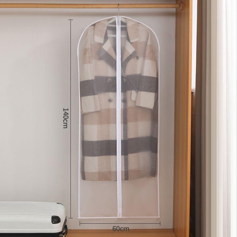 All Purpose Clothes Dust Cover,Reusable Hanging Garment Bag,Transparent Suit Protector for Wardrobe,Travel,Breathable,for Suits,Coats,Dresses