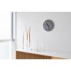 Lemnos Paneco Analog Wall Clock, Made of Recycled Fiber Board, Light Gray, PANECO CLOCK HIL22-10 LGY