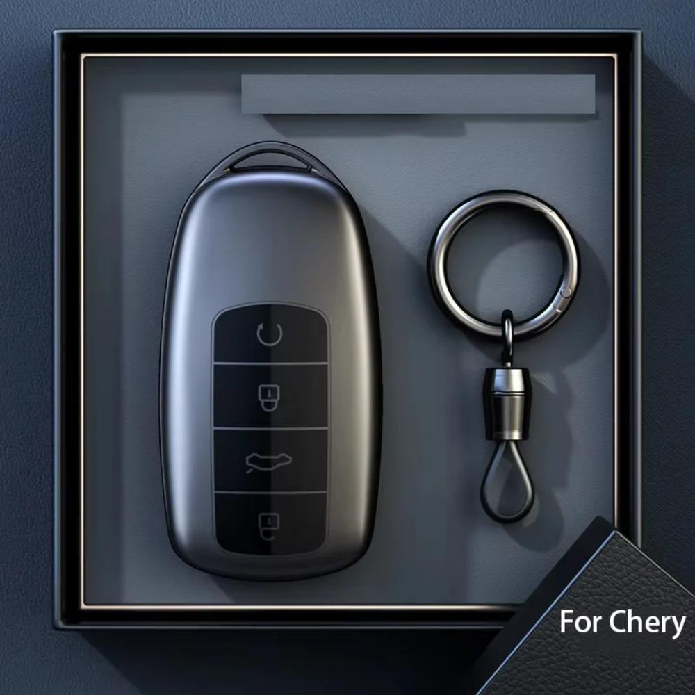 Titanově šedá pro Chery Tiggo 8 Pro Tiggo 8plus Nové 5 Plus 7pro Chery Tiggo 7 Pro Max Omoda C5 Pouzdro na klíče od auta Kryt Chránič Klíčenka