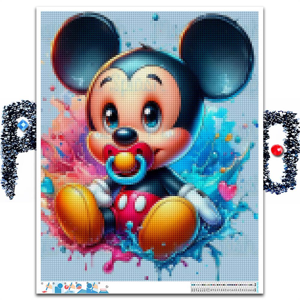 Disney Mickey Diamond Painting Kits Cute Lilo and Stitch Super Mario Home Decor Full Square&Round Mosaic Embroidery Cross Stitch
