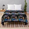 80s Ralph Macchio Throw Blanket Hairy Retros Blankets Blankets for Beds Throw Blanket Coraline Blanket Thin Blanket