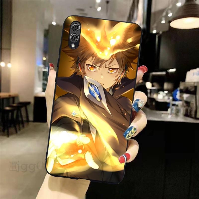 

Чехол для телефона Hitman Reborn с аниме для Honor 70 50 20 7S X9 X8 X7 Magic 4 3 Pro, мягкий черный чехол для телефона Honor Magic 2