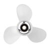 11x15in Outboard Propeller High Thrust 3 Blades 13 Tooth RH Replacement for Yamaha Outboard Engines 25‑60HP