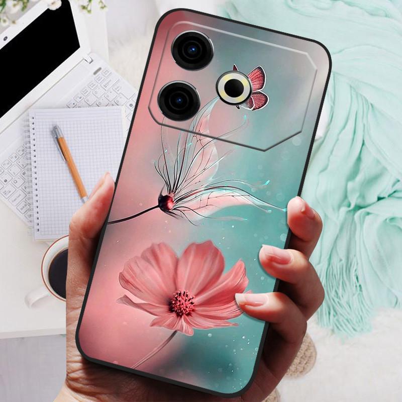 Für Tecno Pova 6 Neo Hülle Pova6 Neo Luxus Handy Silikon Rückseite Für Tecno Pova 6 Neo Hüllen Pova 6Neo Schutzhülle Capas