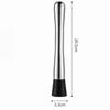 Crushing Crushed Ice Hammer Stainless Steel Popsicle Stick Tool Cocktail Muddler  Juice Muddling