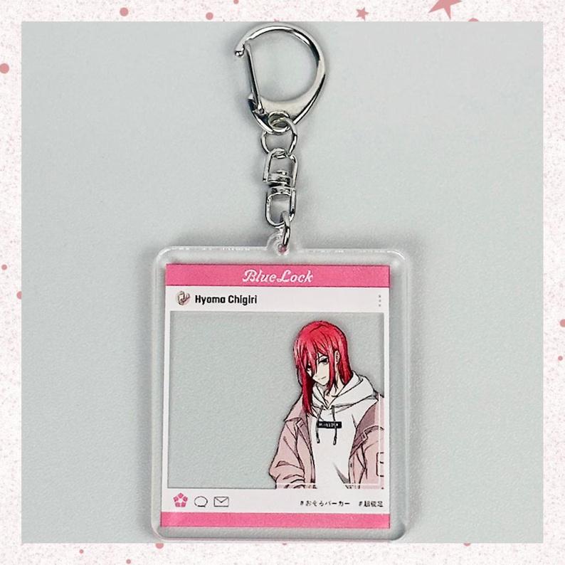 

Anime Acrylic Key Ring for Blue Lock Seishiro Nagi Meguru Bachira Yoichi Isagi Rin Itoshi Sns Style Acrylic Key Chain Pendant 1psc