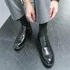 Former Leather Shoes for Men Lace Up Oxfords Wedding party Shoes for Male Dress wedding Shoes Zapatos Para Hombre De Vestir