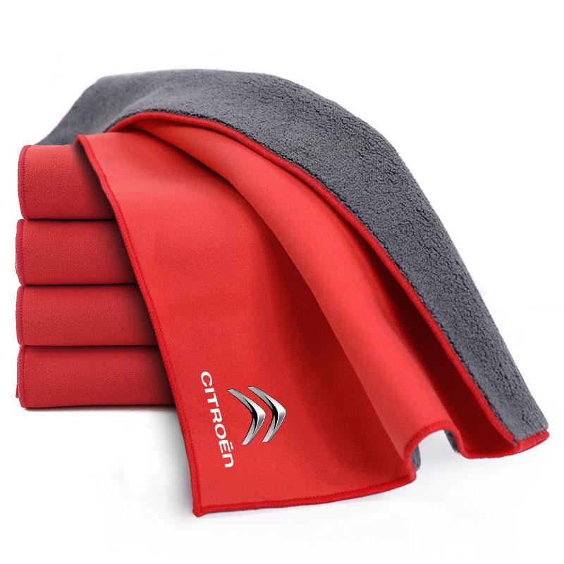 Car Cleaning Soft Brush Car Wash Towel Microfiber Cleaning Rag Cloth For Citroen C1 C2 C3 C4 C5 C6 C8 C4L DS3 DS4 Grand Picasso amj123