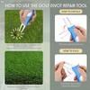Foldable Golf Tool With Pop-up Button Magnetic Ball Marker Screwdriver Cordless