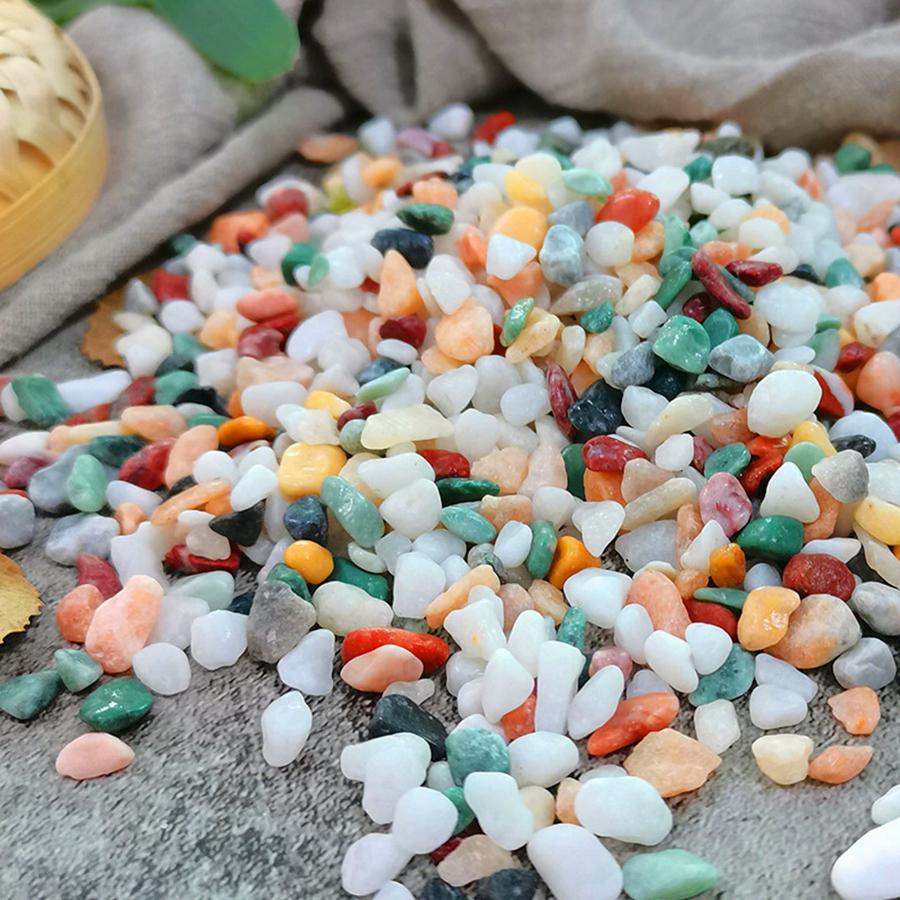 300g 0.2-0.5mm Natural Color Fish Tank Bottom Sand Fish Tank Flowerpot Landscape Stone Aquariums Horticultural Decorative Gravel