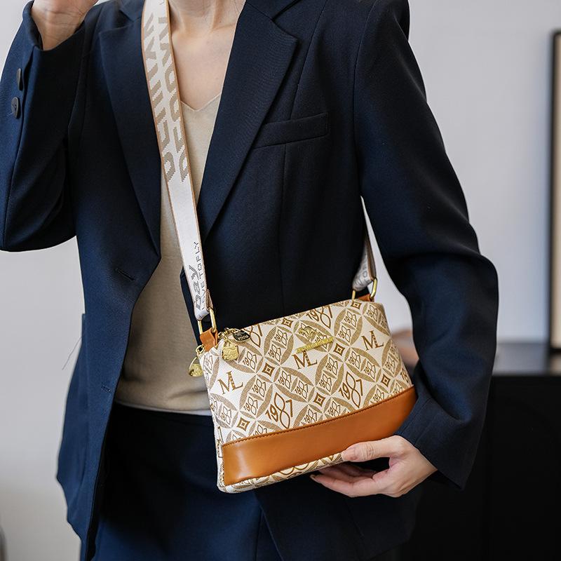 Módní crossbody taška, Taška tote, Retro malá taška, Taška pro maminku pro ženy středního a staršího věku, Taška přes rameno