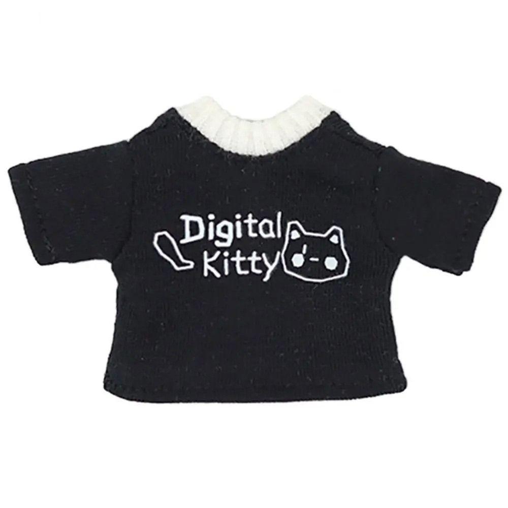 Cartoon Bear OB11 Doll Pants with Pockets Dolls Clothes Fashion 1/12 Doll T-shirt  Doll Accessories