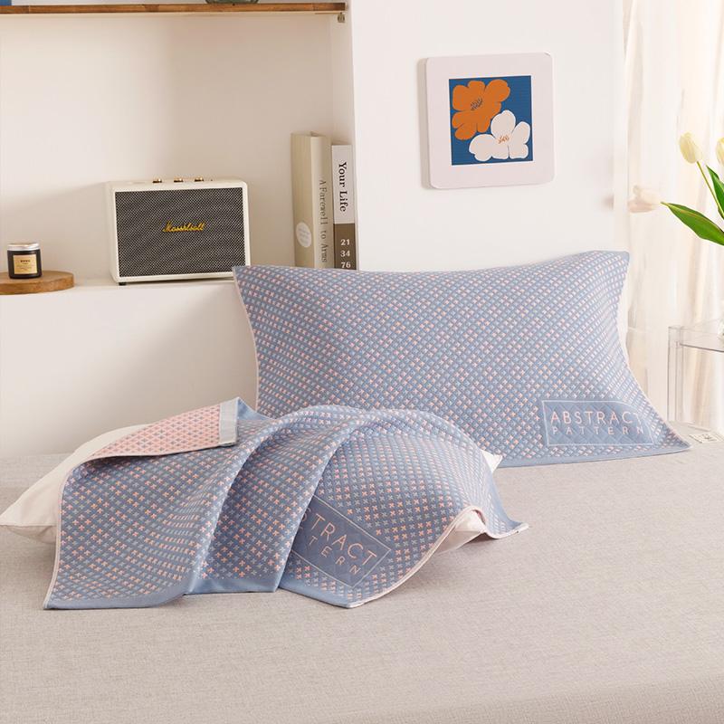 BrandNew Pure Cotton Pillow Cover a Pair of Cotton Gauze Pillow Cover Universal for All Seasons to Absorb Sweat