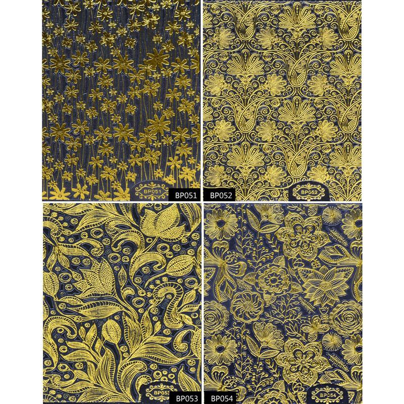 8 PC Gold Linien Wasser Abziehbilder Aufkleber Gesicht Marmor Muster Slider für Nägel Nagel Kunst Dekoration