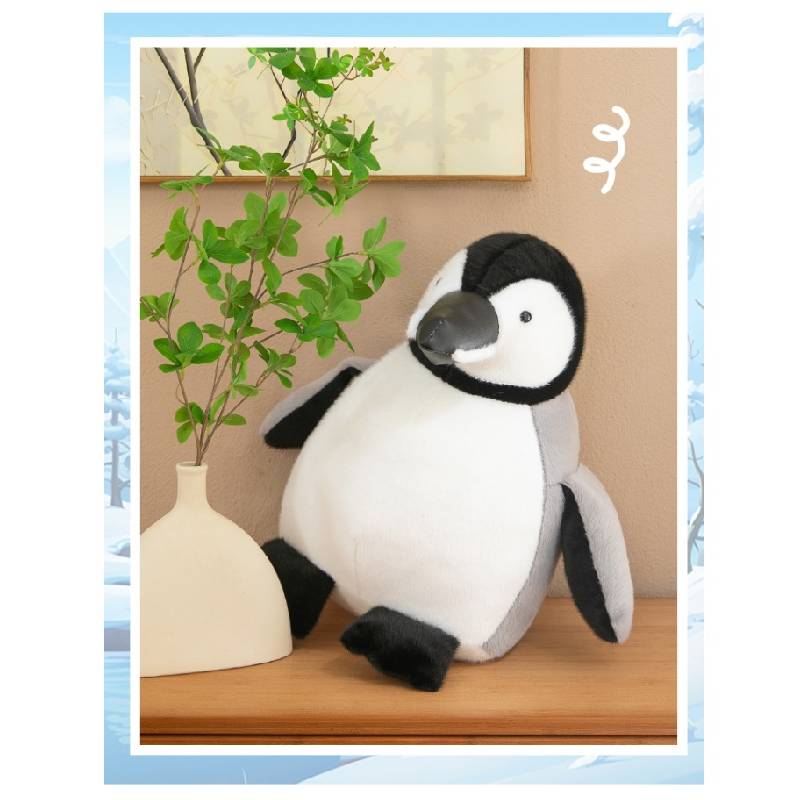 Plush Penguin Toy Cartoon Animal Stuffed Doll Room Sofa Decoration Kids Gift