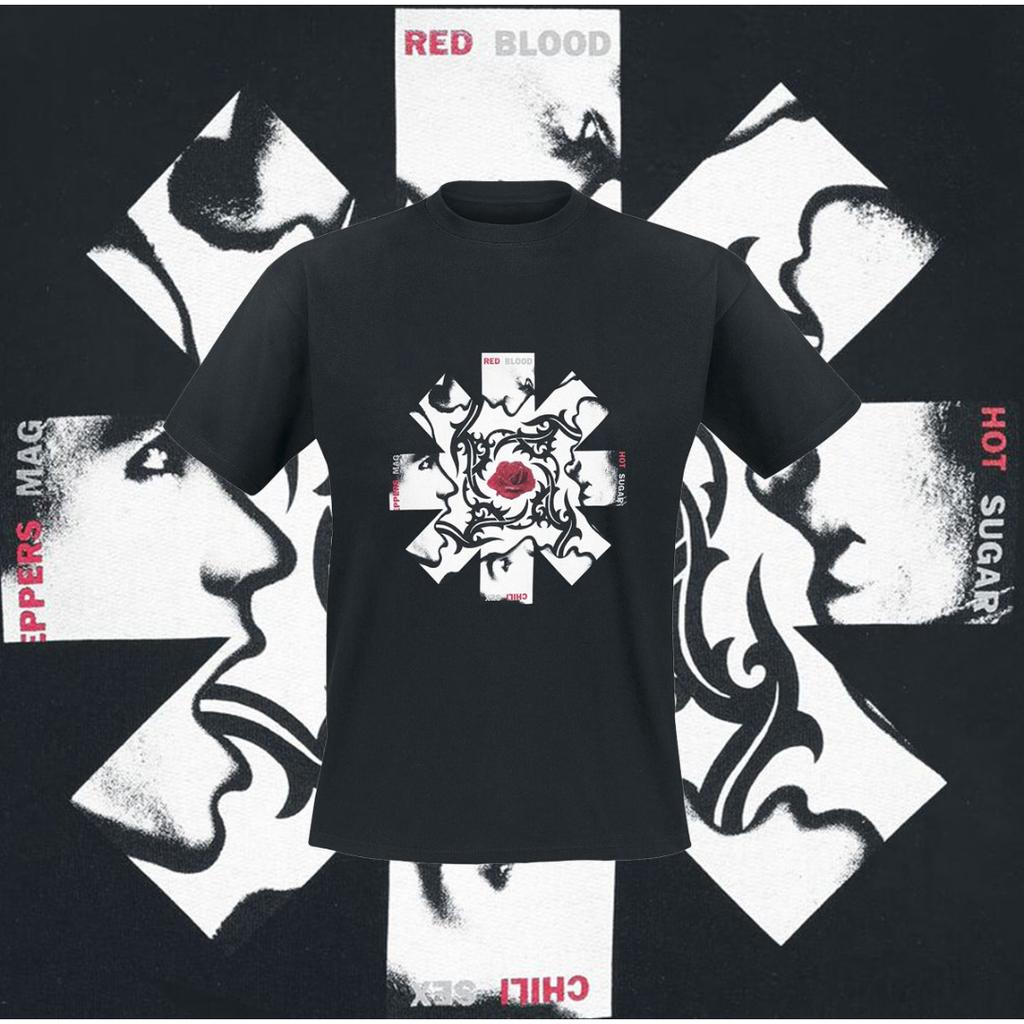 Red Hot Chili Peppers Merch T-shirt Men Women Casual Oversized Y2k Short Sleeve Streetwear Hip Hop Harajuku Female Male Clothing