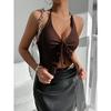 New Summer Casual Temperament Slim Fit Sexy Vest T-Shirt Sleeveless Suspender Versatile Top Strapless Women