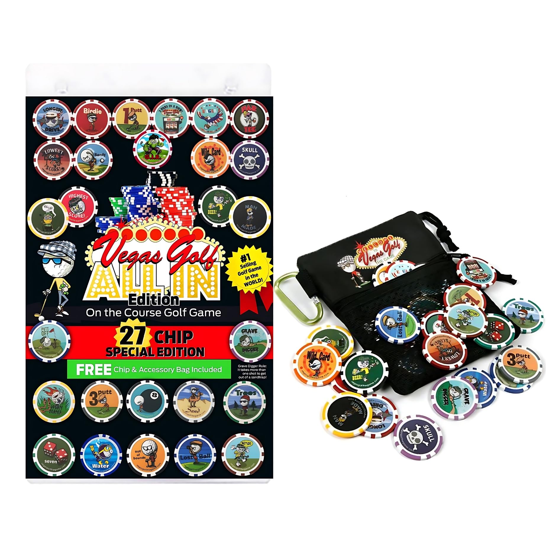 

Vegas Golf Edition Игра в гольф Подарок Гольф Больше ВА-БАНК (Упаковка из 26 штук) [Развлекайтесь] [Авторизованный розничный продавец]