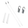 Upgrades Fiberglass Vertical Blind Tilt Wand Adjustable Tilt Rod with Hook & Grip for Window Blinds Replacement Parts