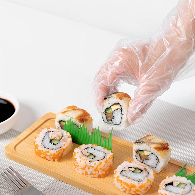 CHAHUA Einweg PE-Handschuhe in Lebensmittelqualität (100 Stück)