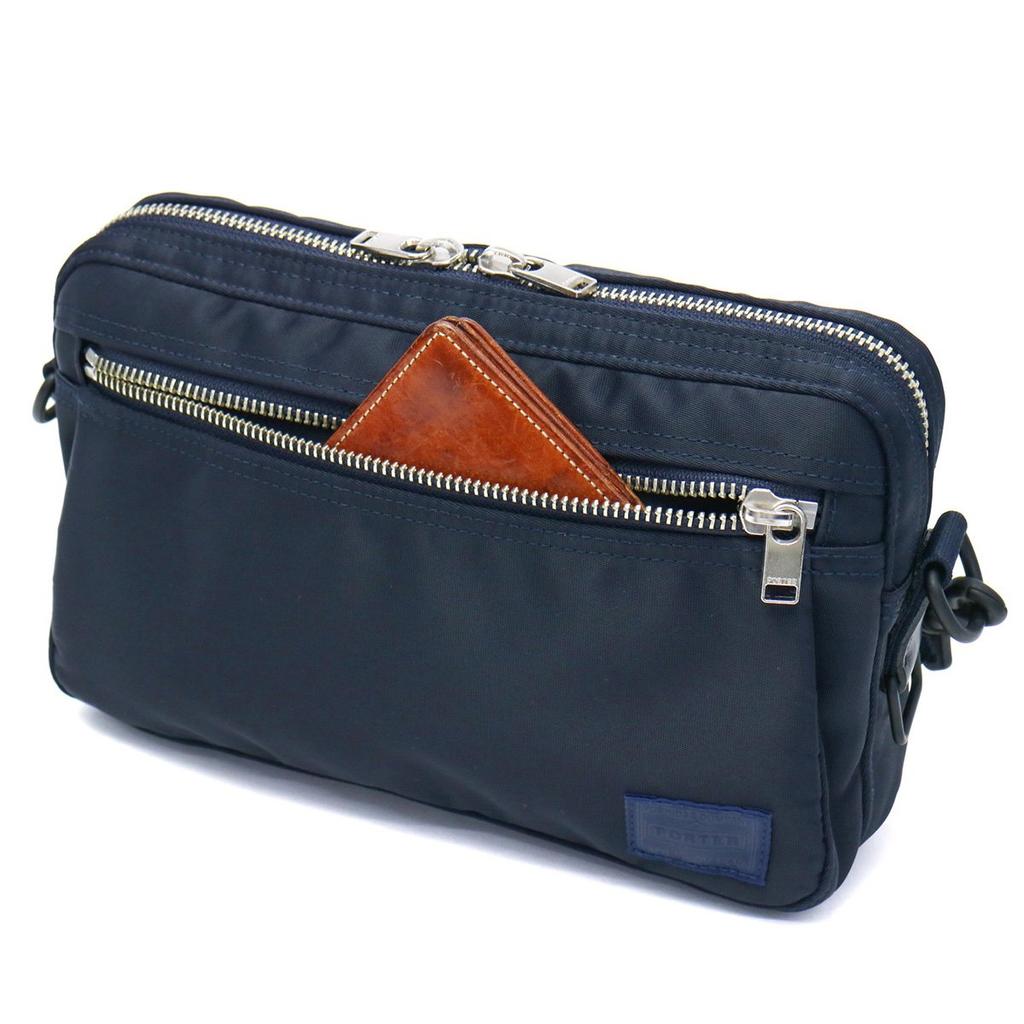 Porter Lift Horizontal Shoulder Bag S (Black)