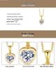 S925 Silver Heart Moissanite Necklace - Elegant Light Luxury Clavicle Accessory for Women