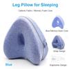 Highdensity Memory Foam Orthopedic Pillow For Leg Positioning And Hip Pain Alleviation