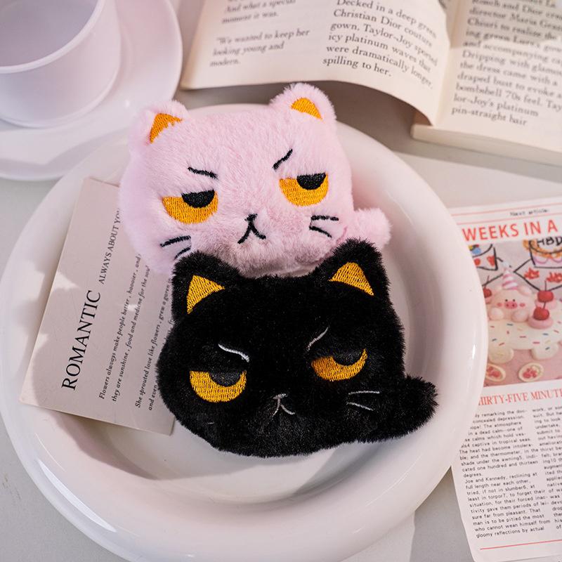 Cute Cartoon Cat Keychain Plush Doll Pendant Keyring For Women Girls Bag Ornament Car Key Chain Gifts Accessories