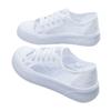 Mesh Daddy Shoes Girl 2025 Summer New Lace Mesh Shoes White Shoes Versatile Soft Sole Sports Casual Board Shoes