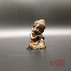 Solid Brass Baby Mini Shakyamuni Sleeping Ornament Copper Buddha Small Hanging Antique Style