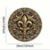 Vintage Mardi Gras Metal Wall Sign Home Bar Cafe Decor Gift