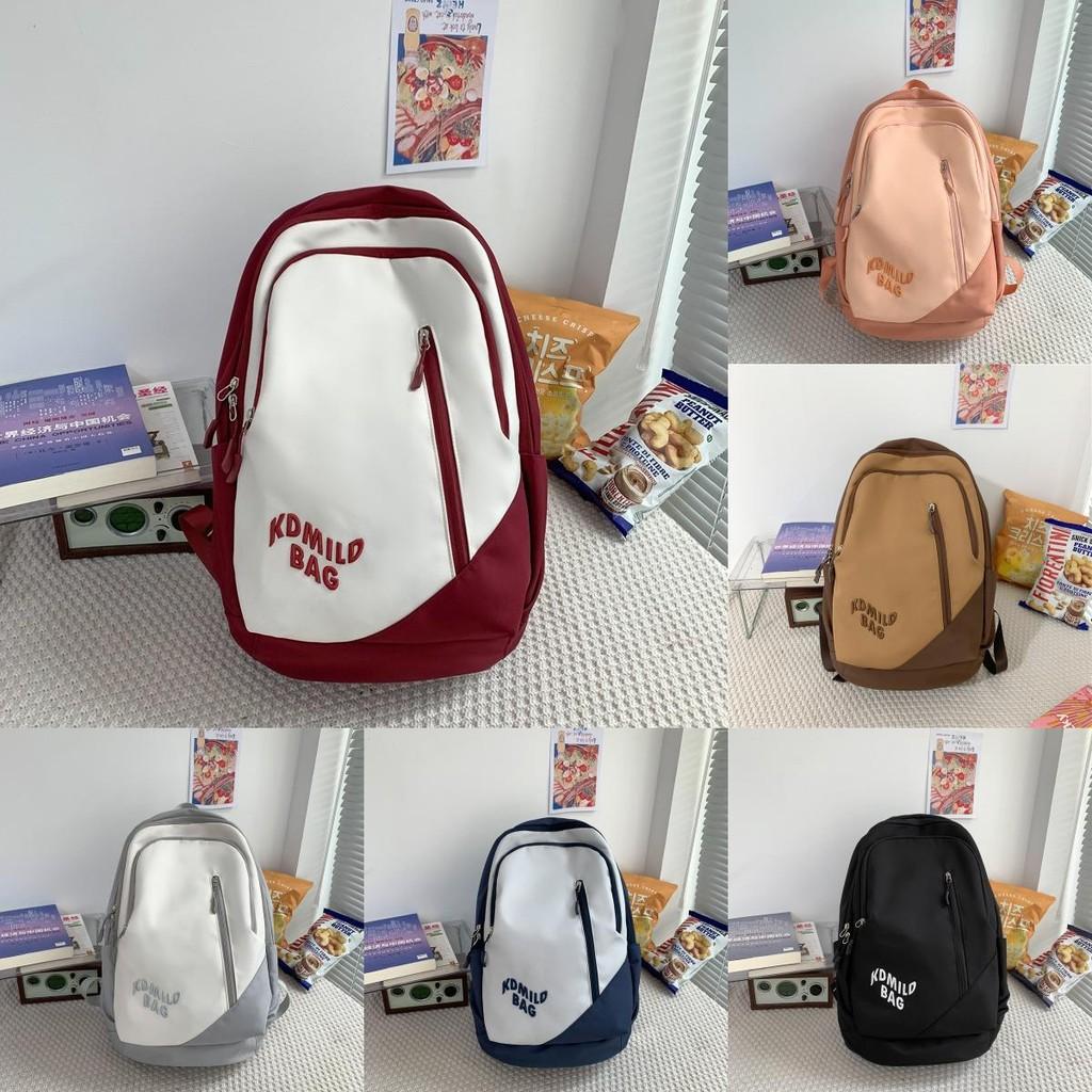 School Letter Unisex Bag With Zipper Closure And Shoulder Straps For High School