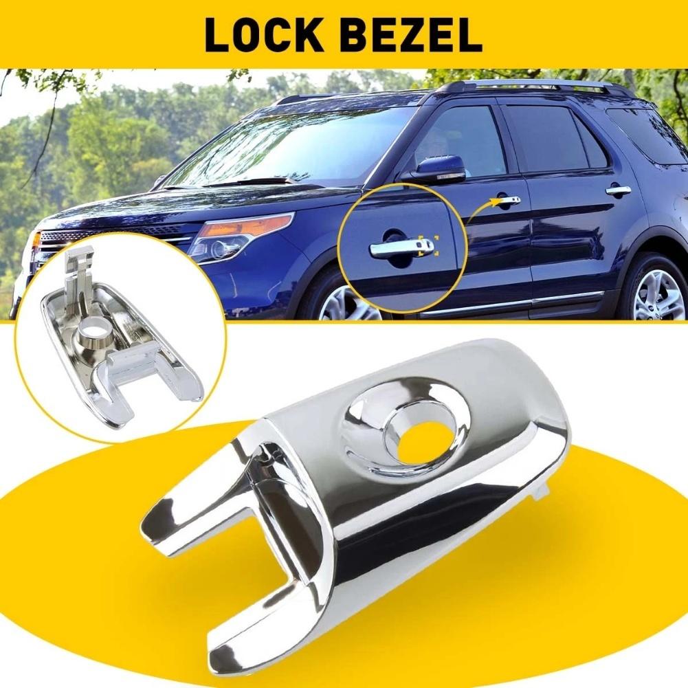Lock Cylinder Cover Exterior Cap Car Upgrade Vehicle Maintenance Auto Door Lock Accessory Car Sticker Stable Characteristics
