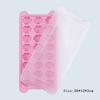 24 Grid Cartoon Cat Claw Silicone Ice Tray Mold Frozen Box Chocolate Candy Biscuit Jelly Making Set Cake Decor Soap Candle Mould