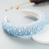 Solid Pearl Wide Headbands For Women Girls Headwear Fashion Cute Face Hairbands Female Hair bands Head Hoop Hair Accessories
