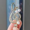 Creative Personality Beating Music Note Brooch Design Sense Suit Corsage Cardigan Accessories Exquisite Niche Pin Collar Pin Women