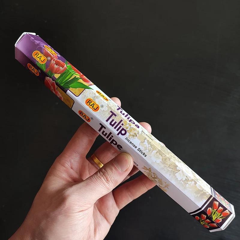 Y 20 Varillas/caja Incienso Indio Salvia Blanca Lavanda Aromaterapia LÍNEA PALO SANTO Varilla de Incienso Hogar Dormitorio Baño Fragancia para el Hogar Tibetano