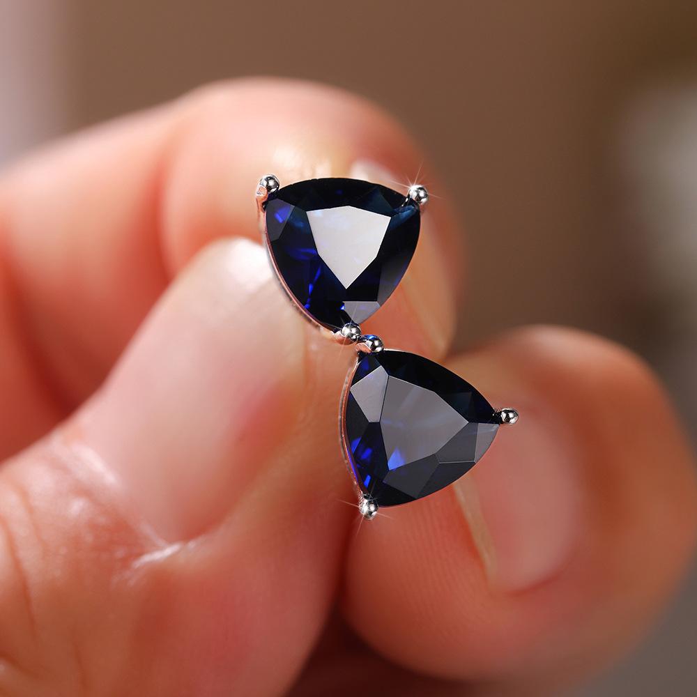 Bright Zirconia Ear Studs Lady Wedding Ceremony Accessories Fashion Women Versatile Earrings for Daily Life