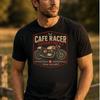 Cafe Racer Departunisext T Shirt Vintage Motorcycle Club Retro Urban Rider Apparel Classic Vintage Comfortable Homme