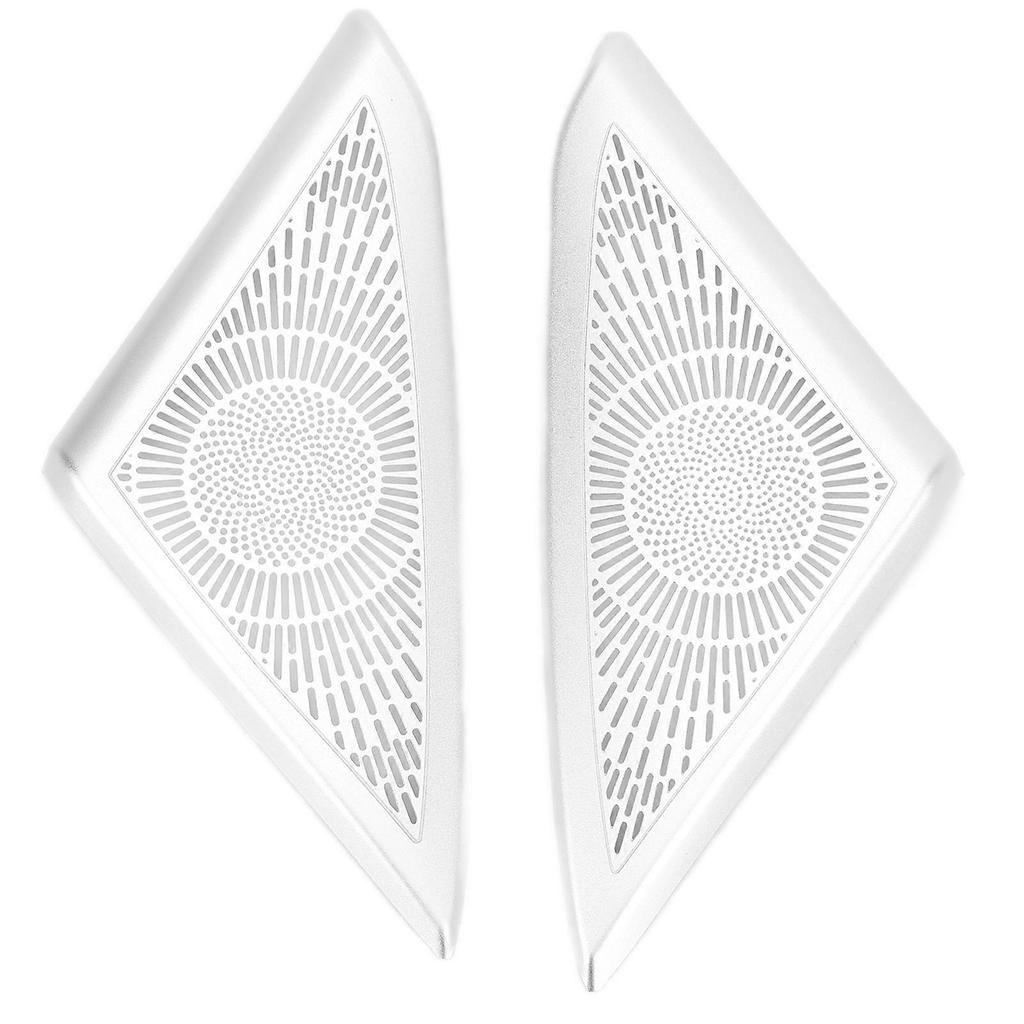 2 Stück Auto-Stereo-Lautsprecher Dekor Aufkleber Audio-Hochtöner Verkleidung Abdeckung Gitter Ersatz für 7er Serie 2009?2014